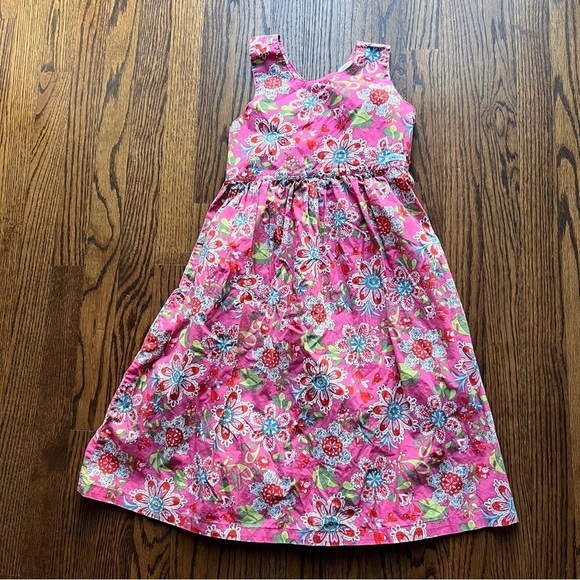 Cheeky girl’s sleeveless floral high quality summer dress - 6 - Picture 2 of 7